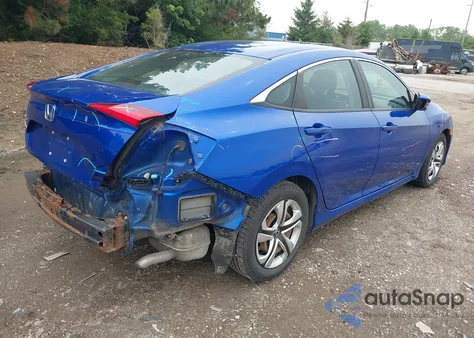 2017 Honda Civic Lx from USA, damaged, VIN 19XFC2F55HE026919